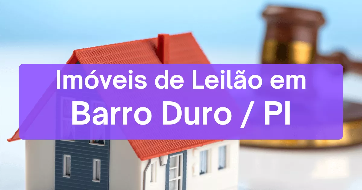 Imóveis em leilão em Barro Duro/PI