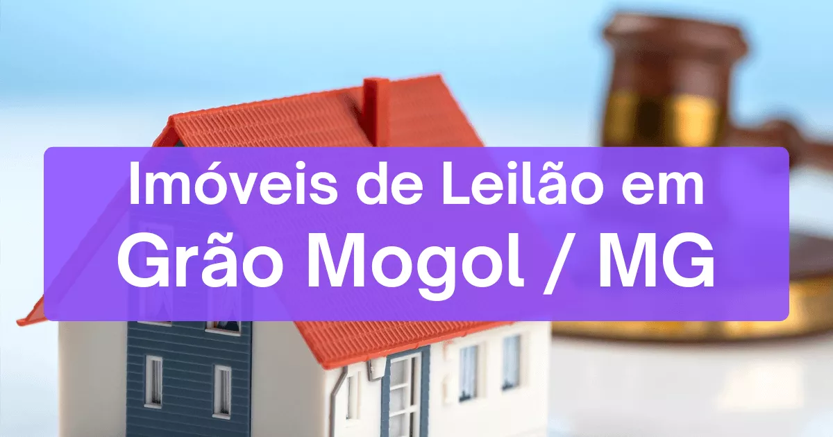 Imóveis em leilão em Grão Mogol/MG
