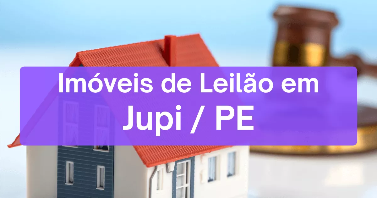 Imóveis em leilão em Jupi/PE